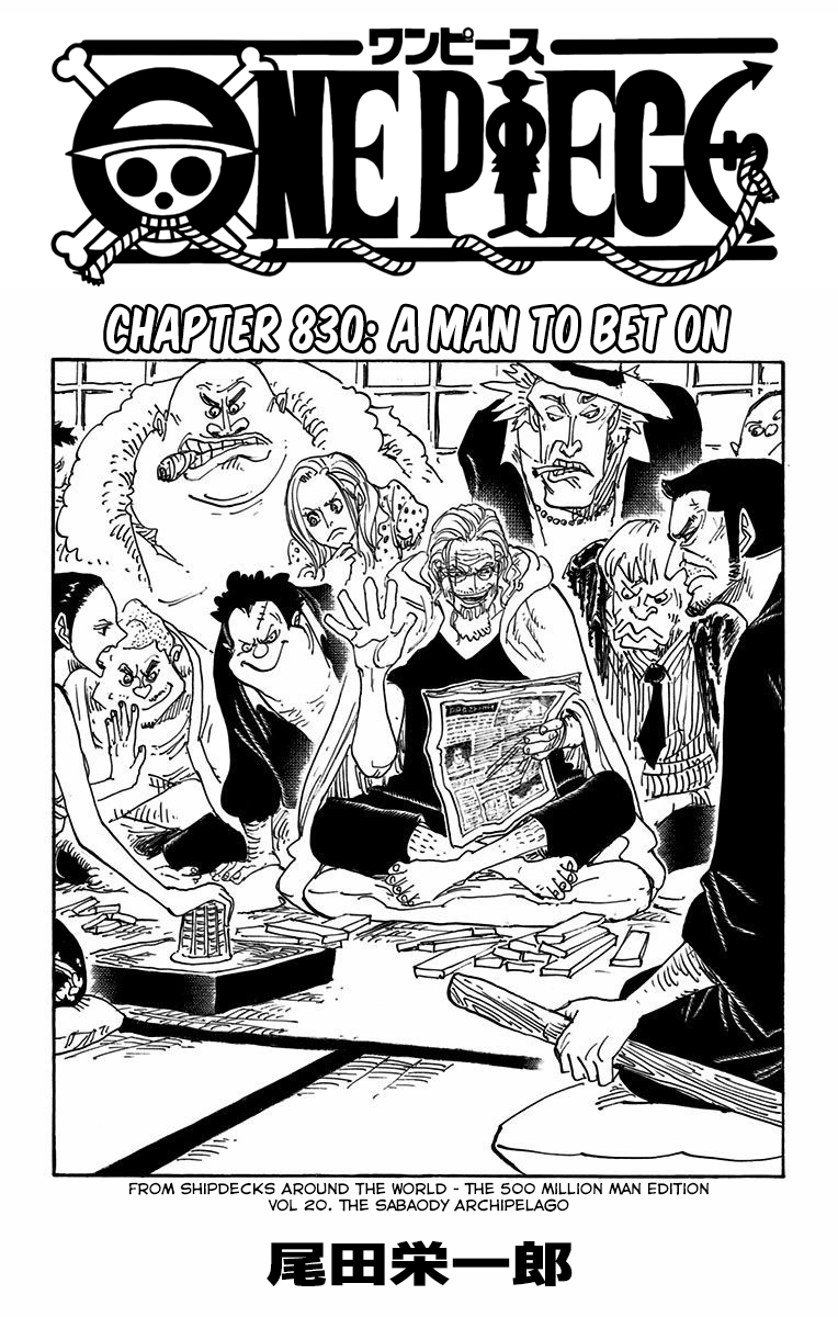 One Piece, Chapter 830 image 02